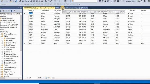 Lecture#9 Like operator in SQL with Example and code in SSMS || SQL Tutorials for Beginners in Urdu смотреть онлайн