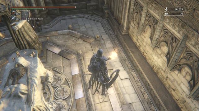 Bloodborne The Old Hunters - Laurence Skull & Church Cannon Location смотреть онлайн