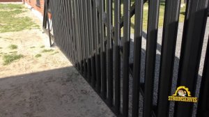 Забор, калитки и откатные ворота из евро штакетника