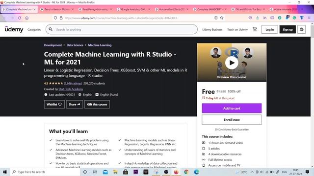[27th-28th July] Get 10+ Udemy Courses for Free | How to Get Udemy Free Certificates? смотреть онлайн