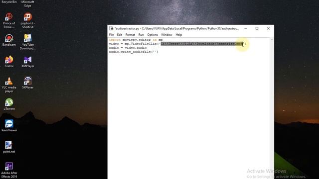 How to extract audio from any format of video using moviepy library | Learn python | Tutorial. смотреть онлайн