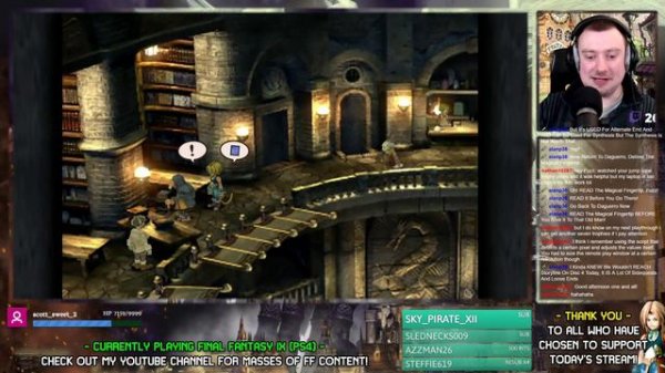 Final Fantasy IX - Disk 4 PS4 - Exploration with Invincible Airship! - Part 39