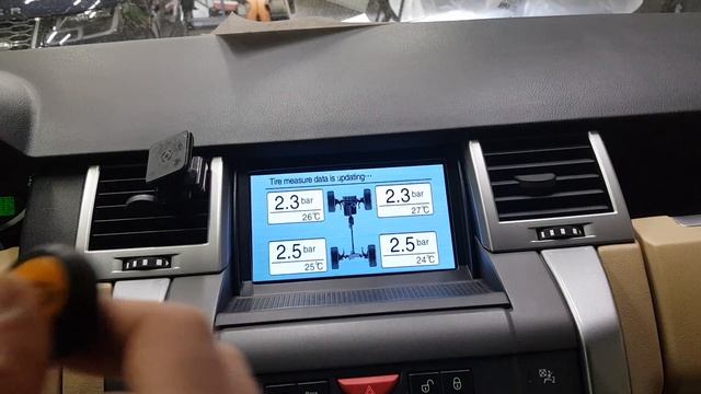 Система контроля давления в шинах, RANGE ROVER SPORT смотреть онлайн