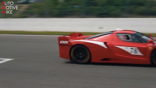 FERRARI FXX K SCREAMING V12 SOUNDS AT SPA-FRANCORCHAMPS! смотреть онлайн