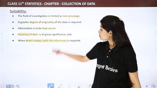 Direct Personal Investigation - Collection of Data | Class 11 Economics - Statistics смотреть онлайн