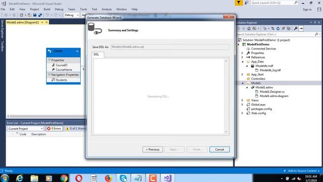 Model First Approach in ASP.NET MVC || Lecture9 смотреть онлайн