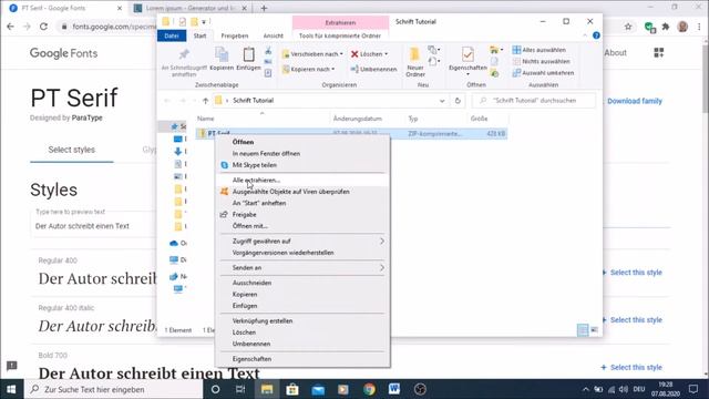 Schrift installieren unter Windows am Beispiel von Google Fonts (Tutorial deutsch) смотреть онлайн