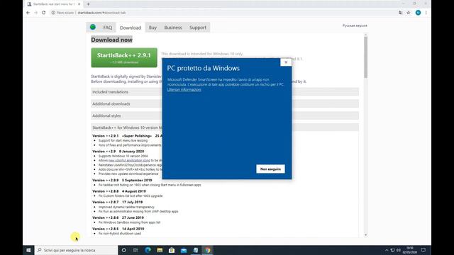 Rispristinare il menù di Widnows 7 su Windows 10 con StartIsBack! смотреть онлайн