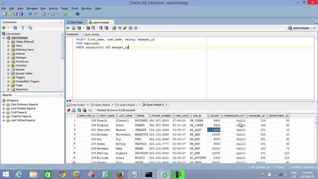 Administration de base de données Oracle - 4 - La clause LIKE смотреть онлайн