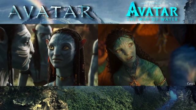 Avatar The Way of Water 2022 vs 2009 Avatar Character Models Comparison смотреть онлайн