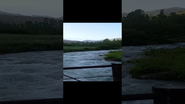 горная река Аксу.Узбекистан.село Гелан.14.06.2023