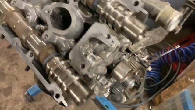 SUBARU EJ204 ЗАМЕНА ПРОКЛАДОК ГБЦ (часть 2) смотреть онлайн