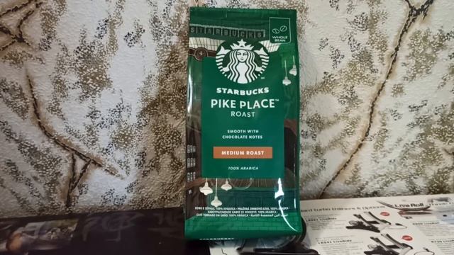 Кофе в зернах Starbucks Pike Place medium roast. Coffee beans Starbucks Pike Place Medium Roast. смотреть онлайн