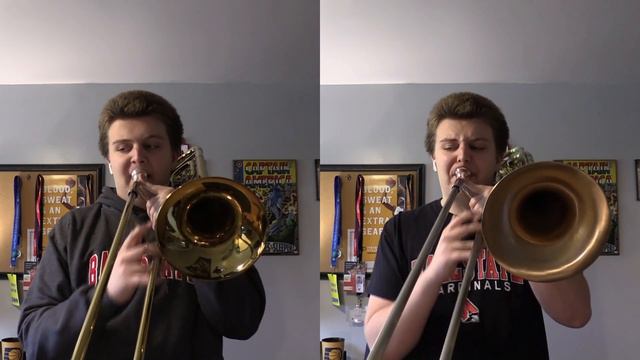 Ball State Fight Song - Trombone Duet смотреть онлайн