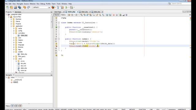 How to make dynamic video slider using php Codeigniter?