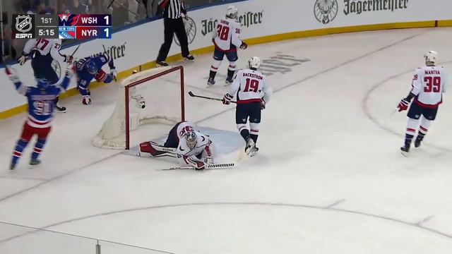 Artemi Panarin and Igor Shesterkin set up Zibanejad's goal vs Capitals (14 mar 2023) смотреть онлайн