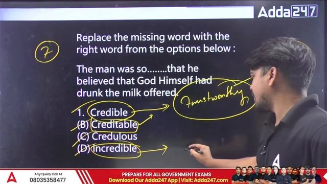 WBPSC Clerkship & WB SLST 2023 | English MCQs | Part-34 | Adda247 Bengali