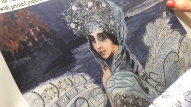 Вышивка бисером. Обзор набора «Царевна-лебедь» от «Nova Sloboda” (по картине Врубеля). смотреть онлайн