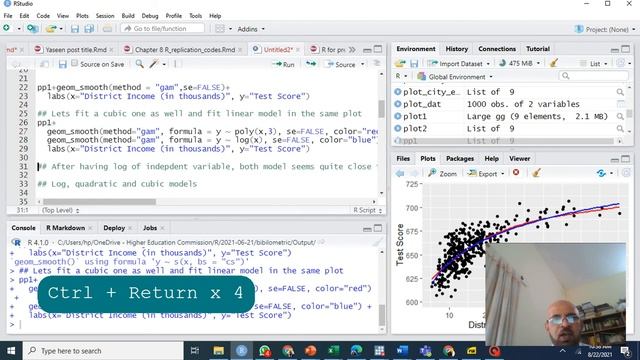 Nonlinear Regression Functions using R ( R code is shared below) смотреть онлайн