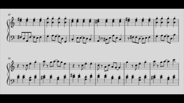 Don't Starve - Ragtime, piano sheets смотреть онлайн