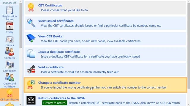 CBT certificates - how to enter them, issue them and return them смотреть онлайн