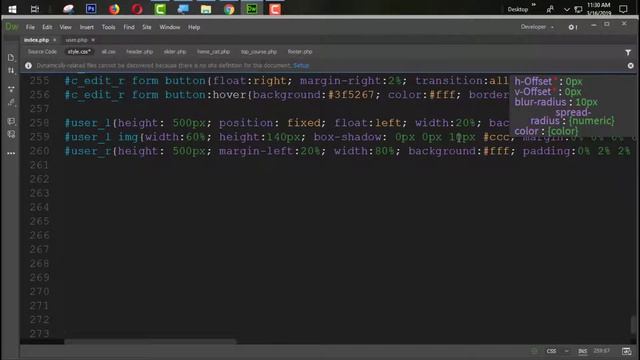 Responsive E Learning Website Development In PHP With PDO Part 56 Profile Page Left Section Design смотреть онлайн