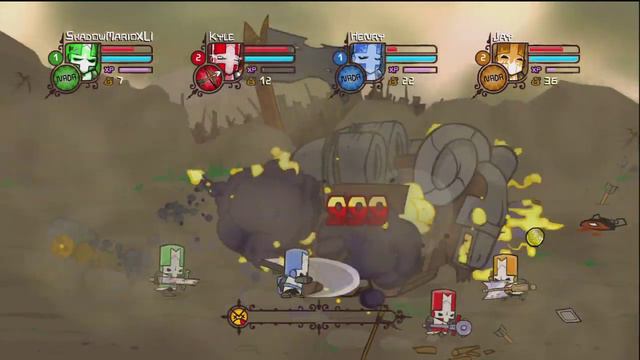 Let's Play Castle Crashers [4-Player] #1 - The Start of an Epic Adventure смотреть онлайн