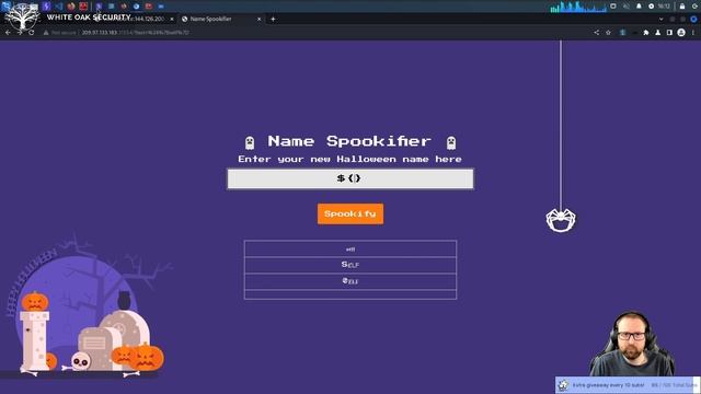 Hack The Box - Spookifier (Easy) - Live Walkthrough смотреть онлайн
