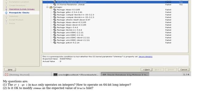 The "shmmax" value is too large when installing Oracle 11g on RHEL7 (2 Solutions!!) смотреть онлайн