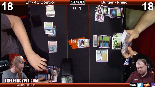 MTG Legacy - Dsitt - 4C Control vs Freeburger - Cascade Rhinos смотреть онлайн