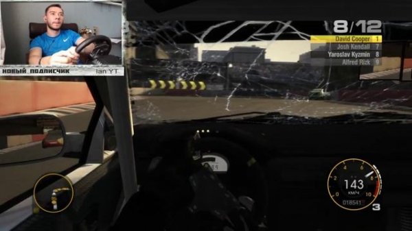 Race Driver Grid - Прохождение карьеры / Первый запуск / Logitech g27 + WeelStand Pro + Web