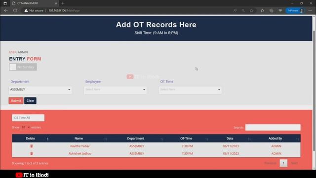 C# Projects | Overtime Management System in ASP.NET C# & MSSQL | ASP.Net C# Project смотреть онлайн