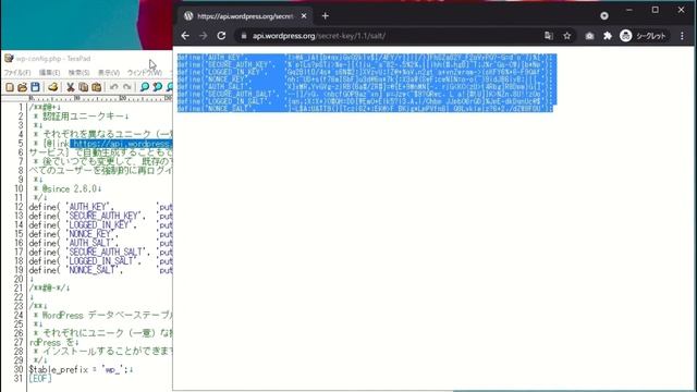 WordPressのwp-config.php内にあるキーに、ユニークな文字を入れる方法。 смотреть онлайн