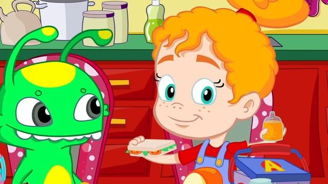 We love Eating BROCCOLI ? | Healthy habtis | Cartoon for Kids | Groovy the Martian смотреть онлайн
