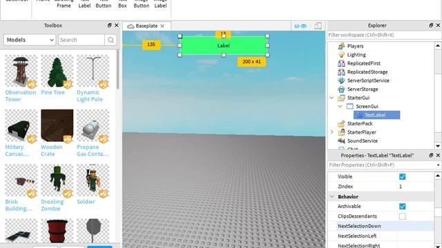 HOW TO MAKE A TEXT ON TOP OF YOUR SCREEN /roblox studio tutorial смотреть онлайн