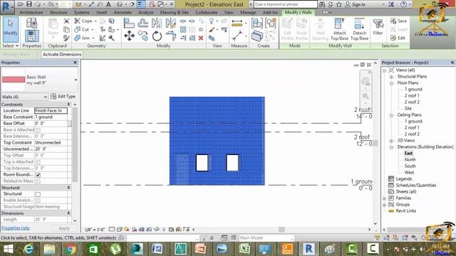 Revit For AutoCAD User Step By Step Lecture 2 Part 1
