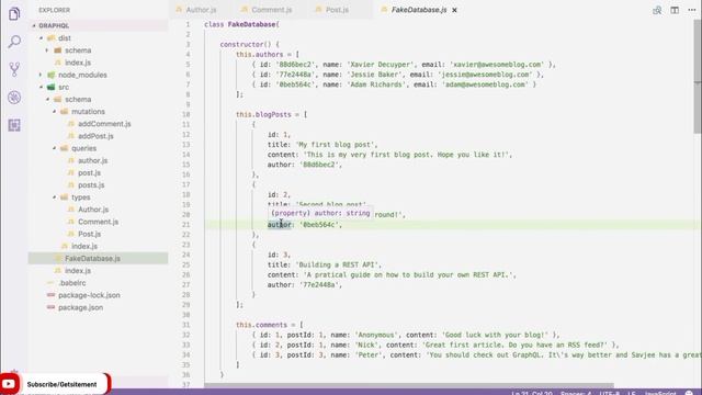 GraphQL Tutorial | Complete Guide to Building GraphQL API | GraphQL API with Javascript смотреть онлайн