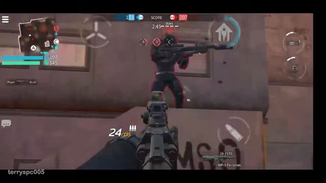 Infinity Ops Sci-Fi FPS Gameplay Part 1 - SMG MP5-Ferryman l Android IOS смотреть онлайн