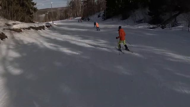 Красное озеро, скоростной спуск - финал!