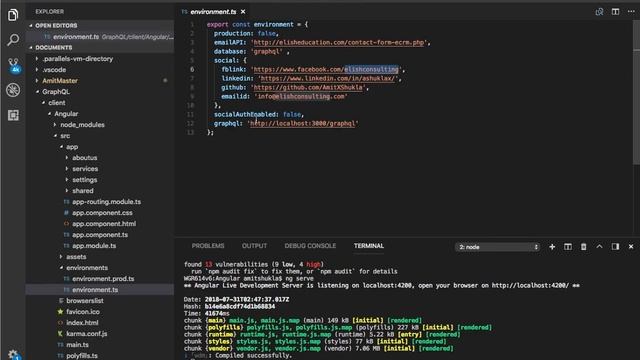 Angular 6 - JWT Authentication, Role Based Authorization in GraphQL MongoDB, MYSQL - Client смотреть онлайн