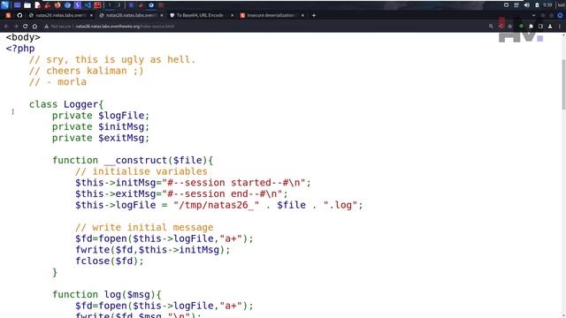 Natas 26 | Simplifying Serialized Exploits: Hacking with Custom Objects | OverTheWire Wargames смотреть онлайн