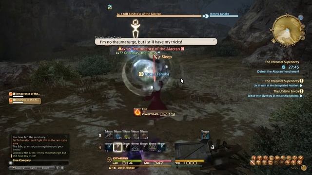 FFXIV ARR - Thaumaturge Gameplay - The Threat of Superiority смотреть онлайн