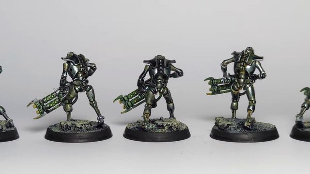 Necrons army from starter. Painting showcase. Warhammer 40k. Помальовані Некрони зі стартера. смотреть онлайн