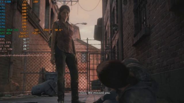 The Last of Us™ Part I - FX 8300 / RTX 3060 8GB [ 9 minutes gameplay ] смотреть онлайн