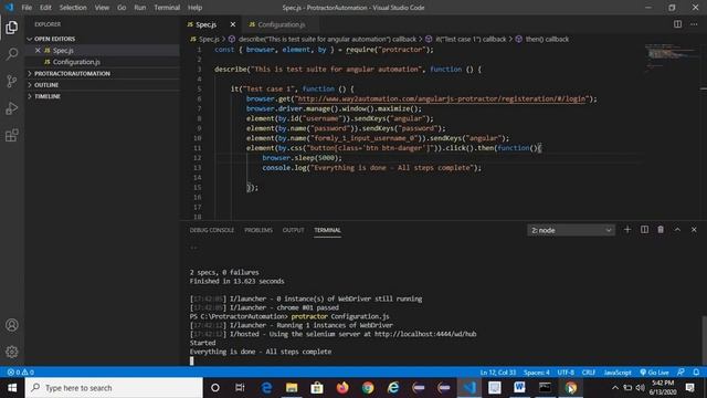 Protractor Automation - Part 4 || JavaScript Asynchronous смотреть онлайн