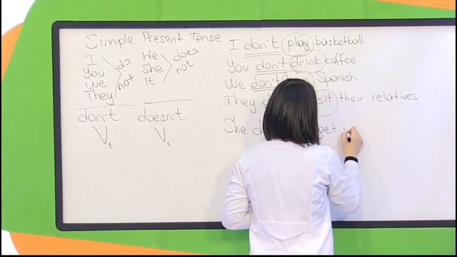 9 Dakikada Sipmle Present Tense Don't/Doesn't смотреть онлайн