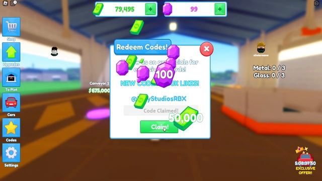 *NEW CODE* ? ALL ACTIVE CODES for CAR FACTORY TYCOON ? Codes For Car Factory Tycoon Roblox ? 2023 смотреть онлайн