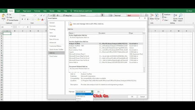 How to Intall Add-ins Solver in Microsoft Excel 2019 [AfterMaths] смотреть онлайн