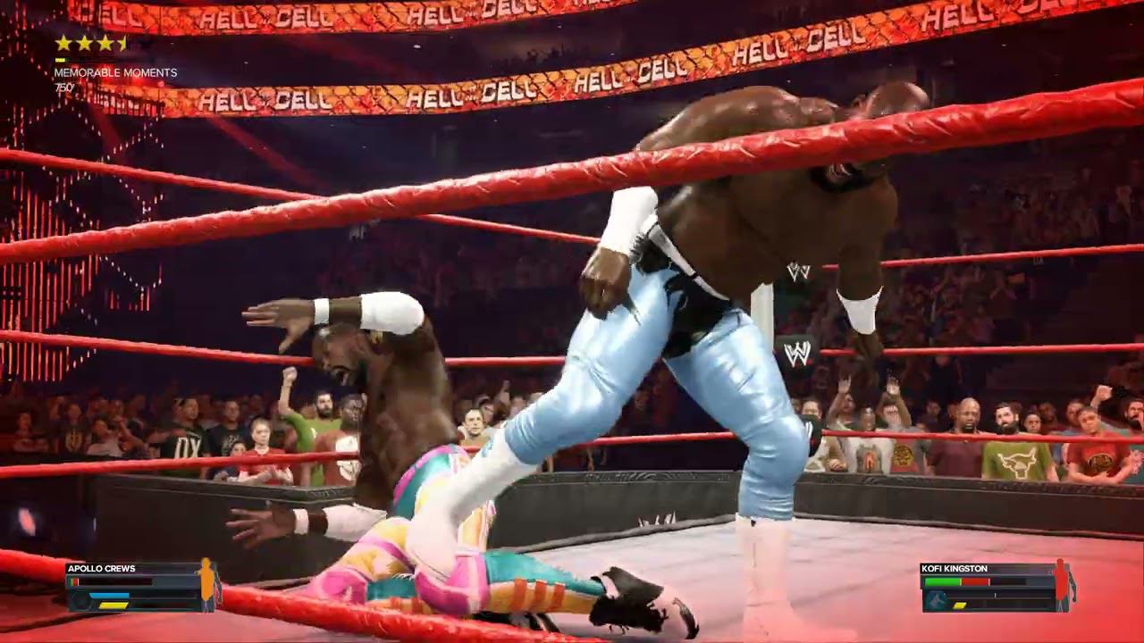 WWE2K23 Apollo Crews Vs Kofi Kingston