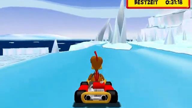 Moorhuhn Kart Extra XXL - Eis - Time Trial смотреть онлайн